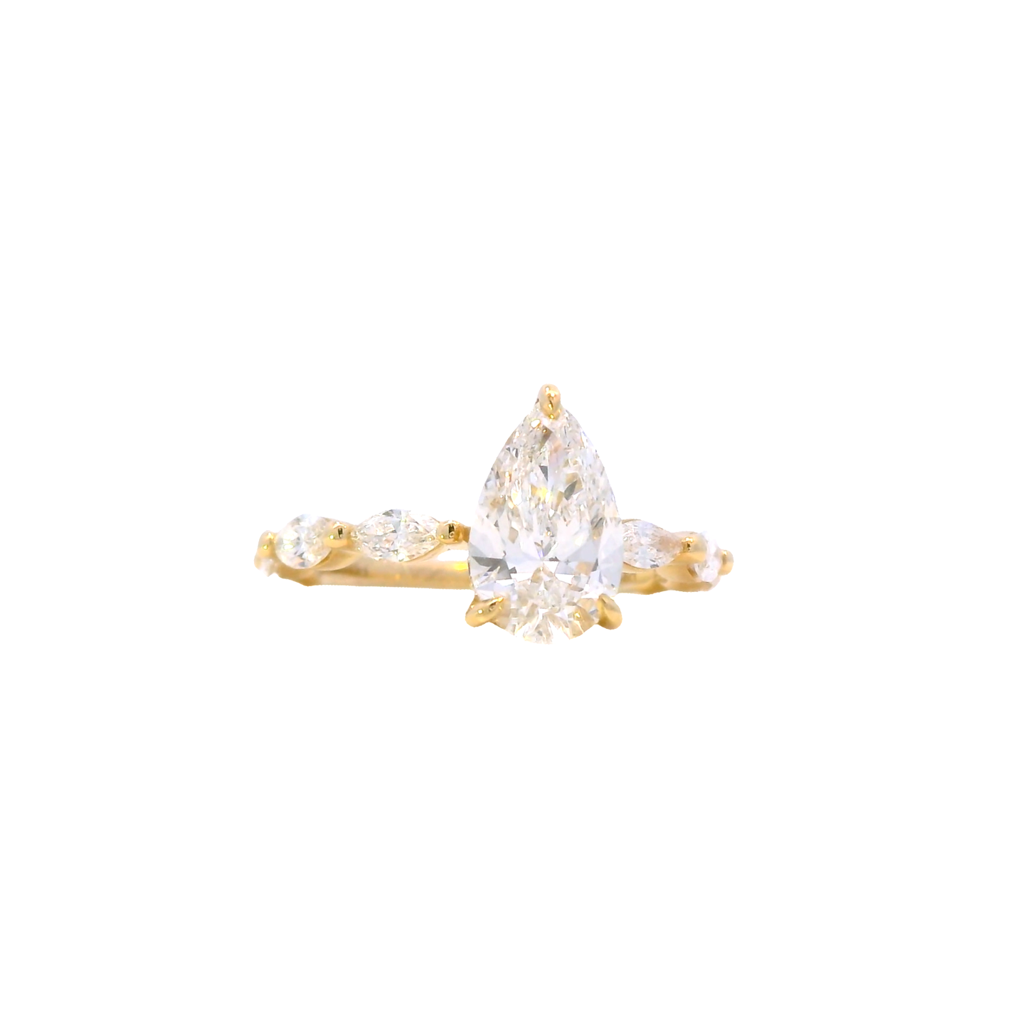 Elandra Pear-Shaped Ring