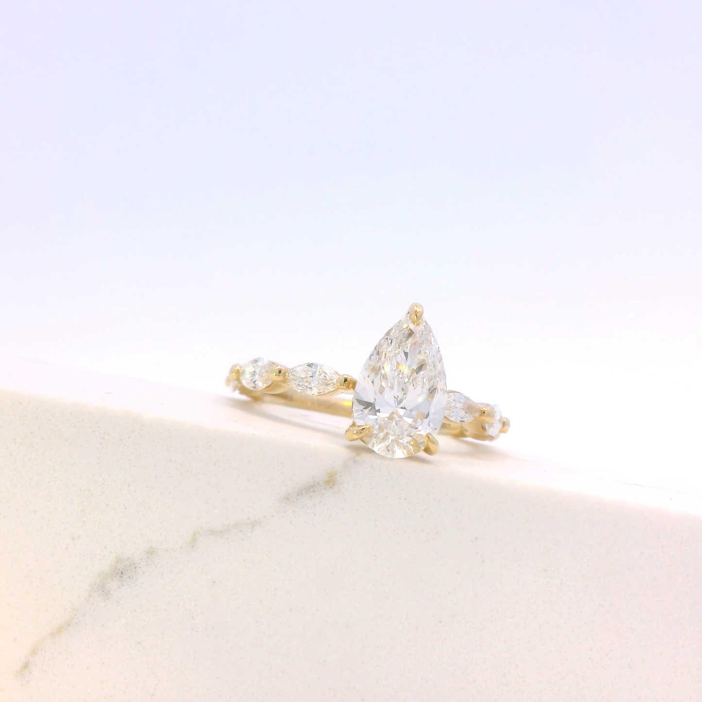 Elandra Pear-Shaped Ring