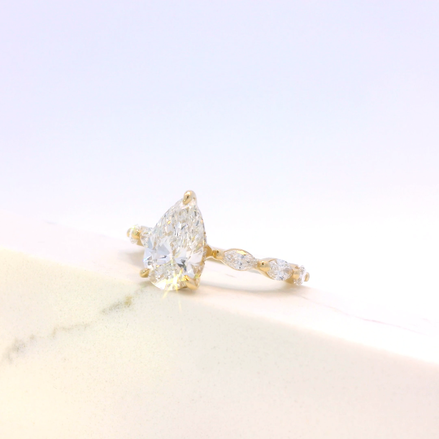 Elandra Pear-Shaped Ring