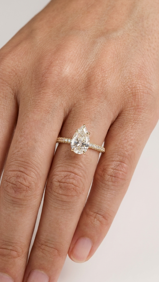 Amaya Pear Ring