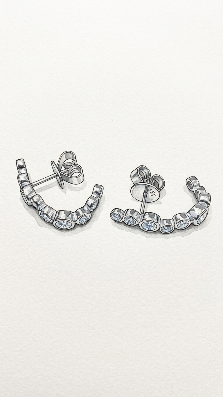 Cassia Diamond Earrings