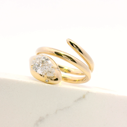 Lira Serpent Ring