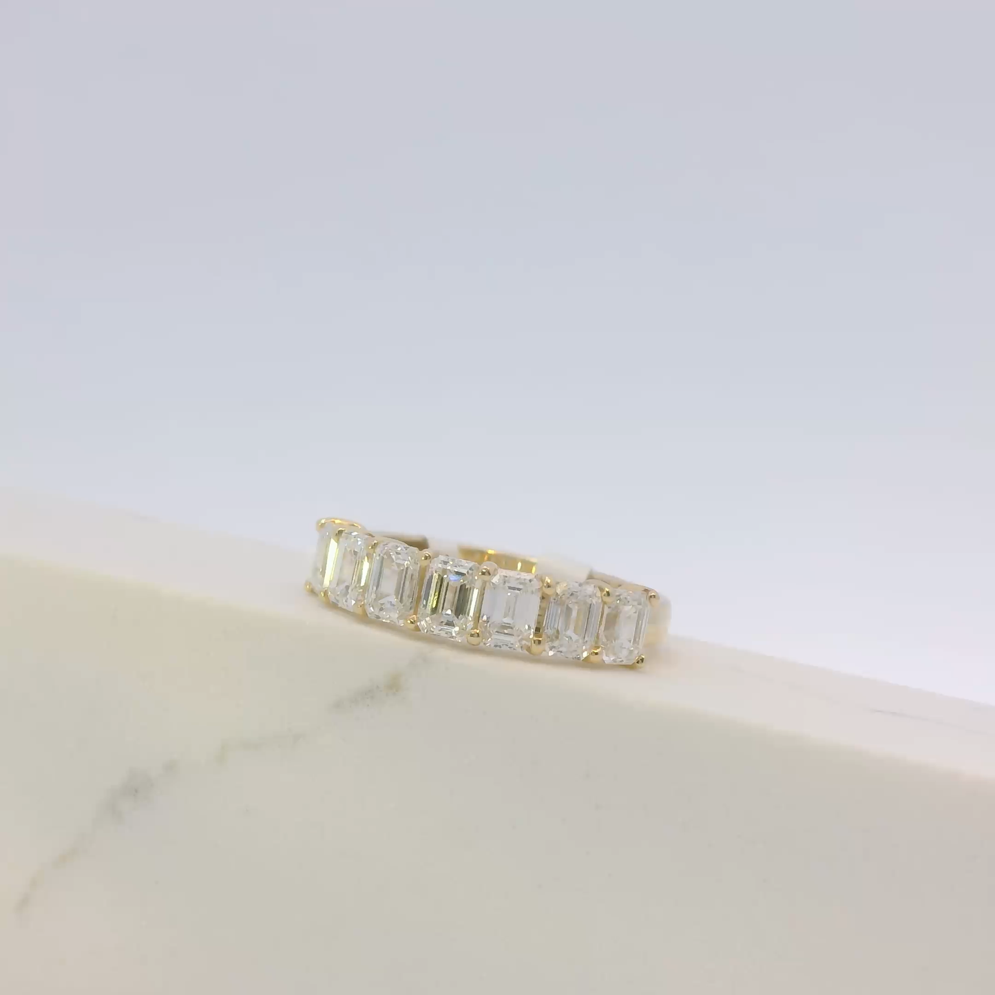 Lucine Half-Eternity Ring
