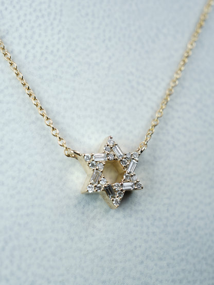 Star of David Pendant - Magen Lumière