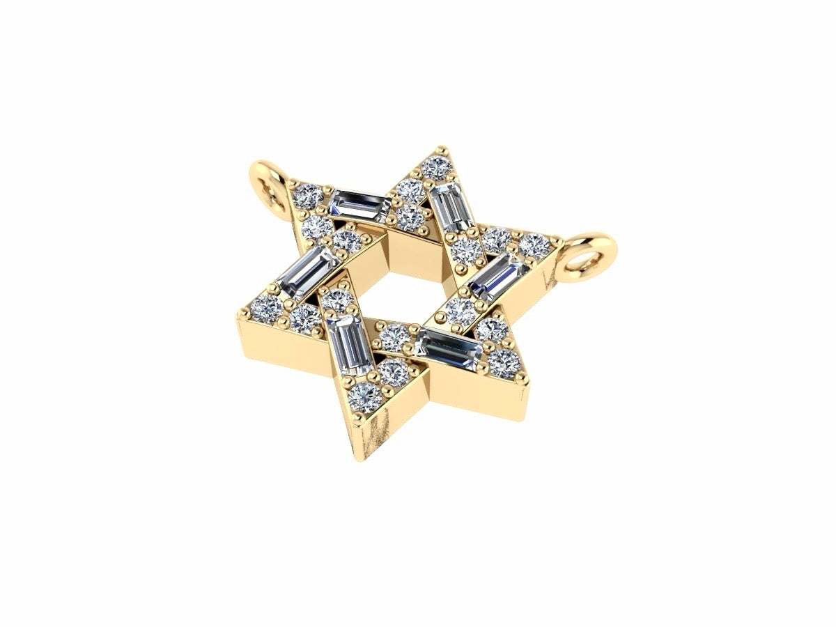 Star of David Pendant - Magen Lumière