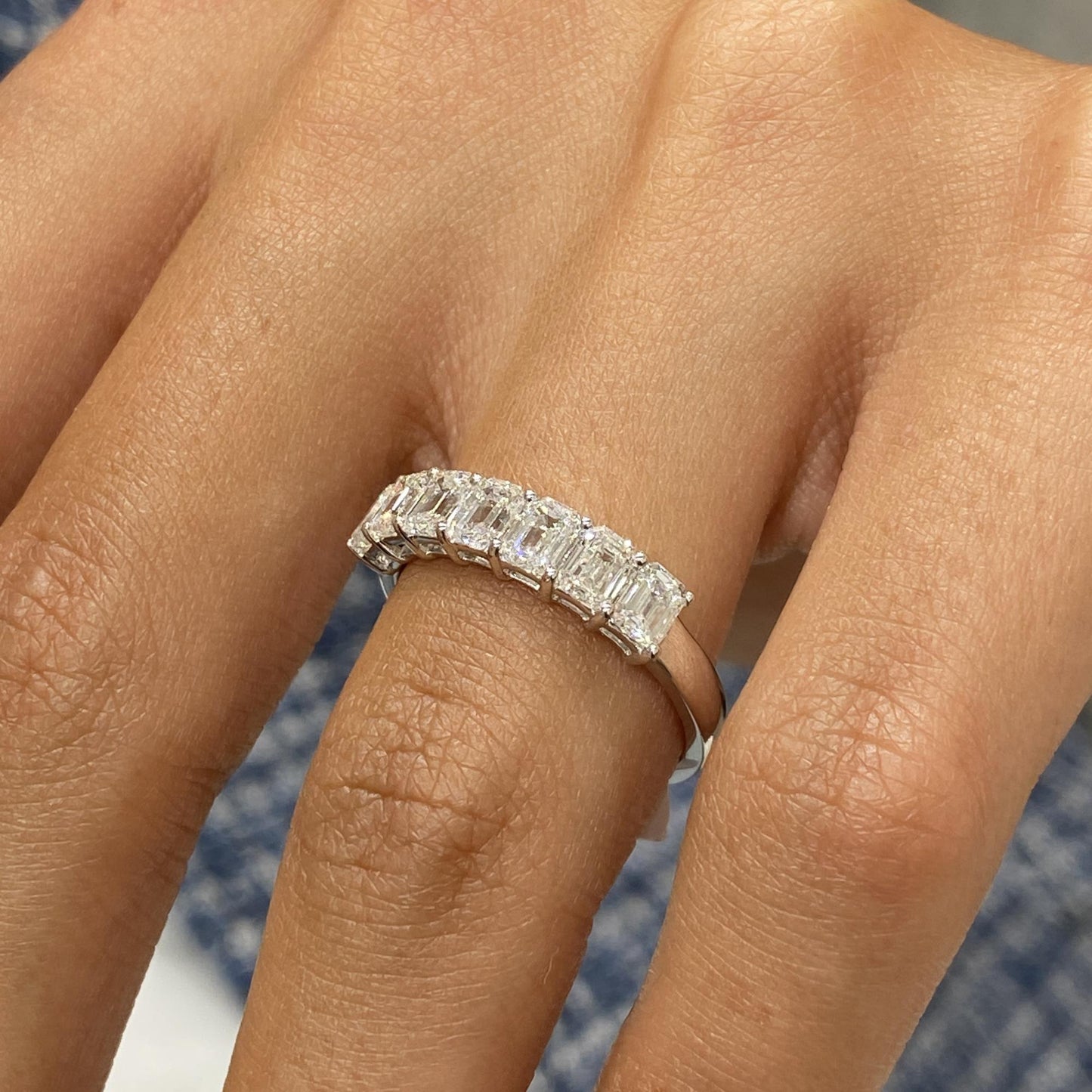Lucine Half-Eternity Ring
