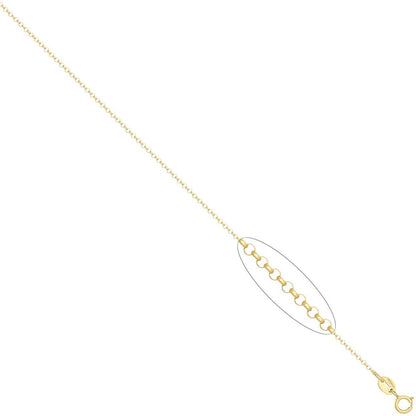 Bliss 9k yellow gold chain necklace, Luma Jewellery