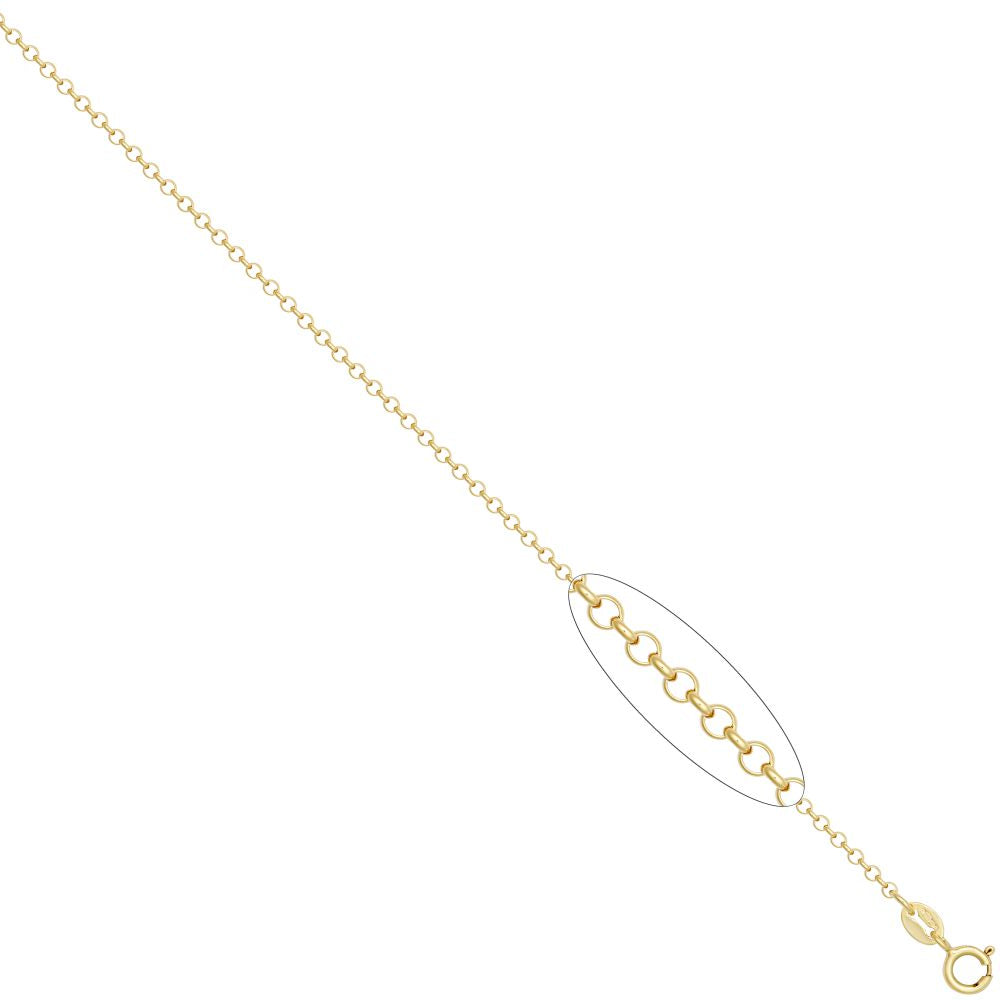 Glory 9ct yellow gold chain necklace