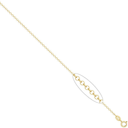 Glory 9k yellow gold chain necklace, Luma Jewellery