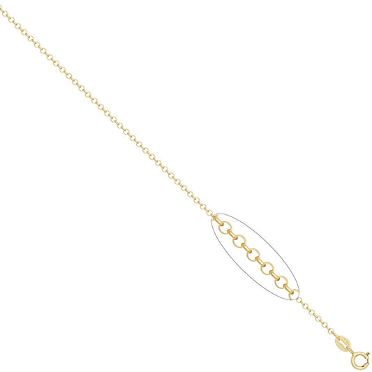 Glory 9ct yellow gold chain necklace