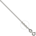 Serena 9ct white gold chain necklace