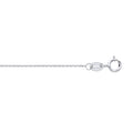 Grace 9ct white gold trace chain necklace