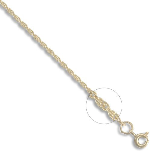 Aura 9ct yellow gold chain necklace