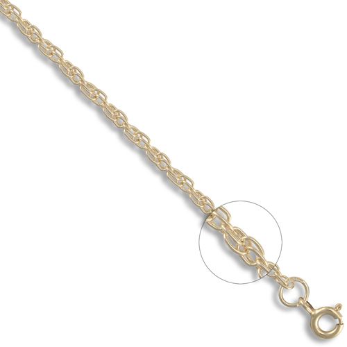 Zara 9ct yellow gold chain necklace