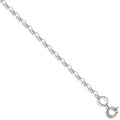 Dahlia 9ct white gold chain necklace