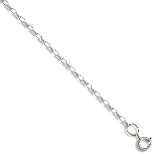 Dahlia 9ct white gold chain necklace