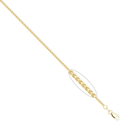 Sienna 9ct yellow gold chain necklace, 1.9mm