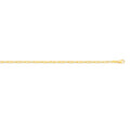 Marigold 9ct yellow gold paperclip bracelet