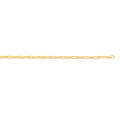Elowen 9ct yellow gold paperclip bracelet