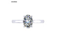 The Adam - Cathedral Classic Oval Engagement Ring