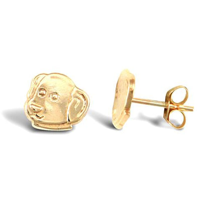 Elise 9k yellow gold stud earrings, Luma Jewellery