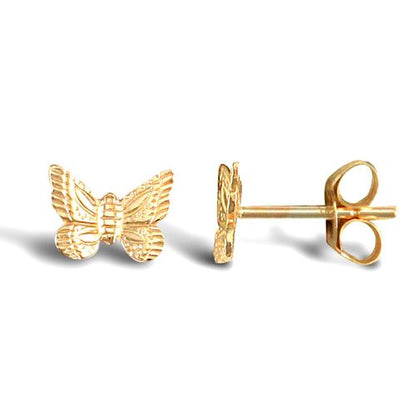 Alba 9k yellow gold stud earrings, Luma Jewellery