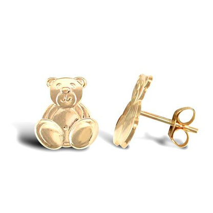 Rhea 9k yellow gold stud earrings, Luma Jewellery