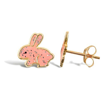 Eleni 9k yellow gold stud earrings, Luma Jewellery