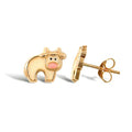 Orlaith 9ct yellow gold stud earrings