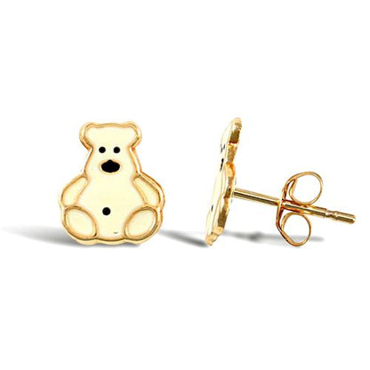 Thea 9ct yellow gold stud earrings
