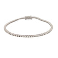 Aurelia 9ct gold lab grown diamond line bracelet