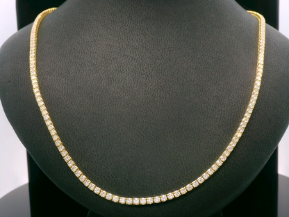 Ash gold and lab grown diamond necklace, Luma Jewellery
