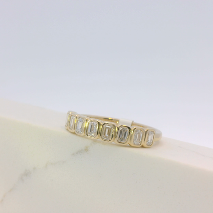 Auren lab grown diamond ring, gold, Luma Jewellery