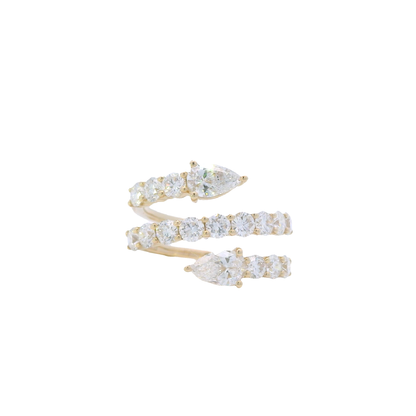 Avara Serpent Diamond Ring