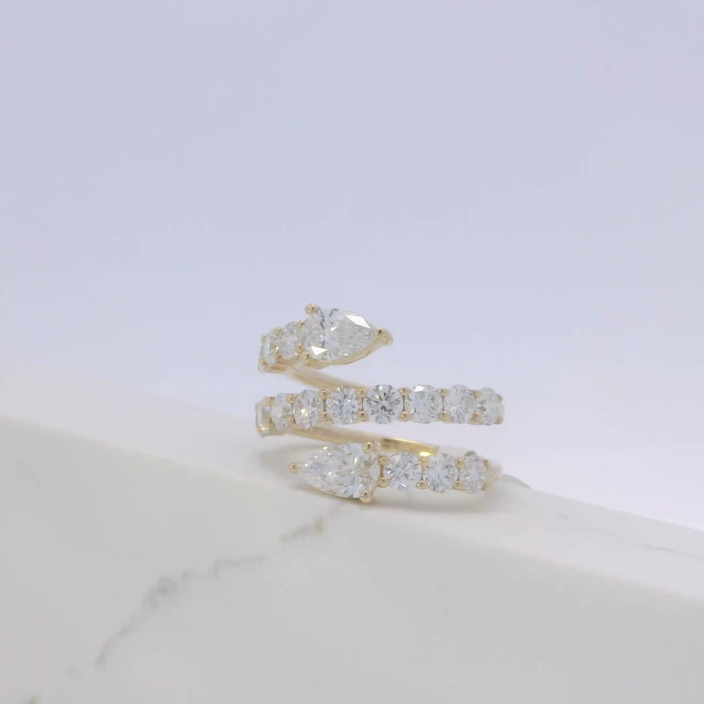 Avara Serpent Diamond Ring