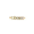 Cassiane emerald cut lab grown diamond ring, gold, 1.10ct, Luma Jewellery