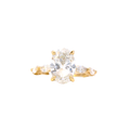 Eira oval lab grown diamond ring, 2.80ct, Luma Jewellery