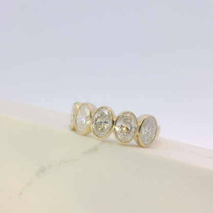 Lumiara Oval Diamond Ring
