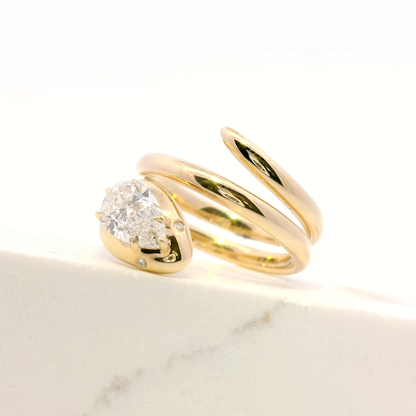 Lira Serpent Ring