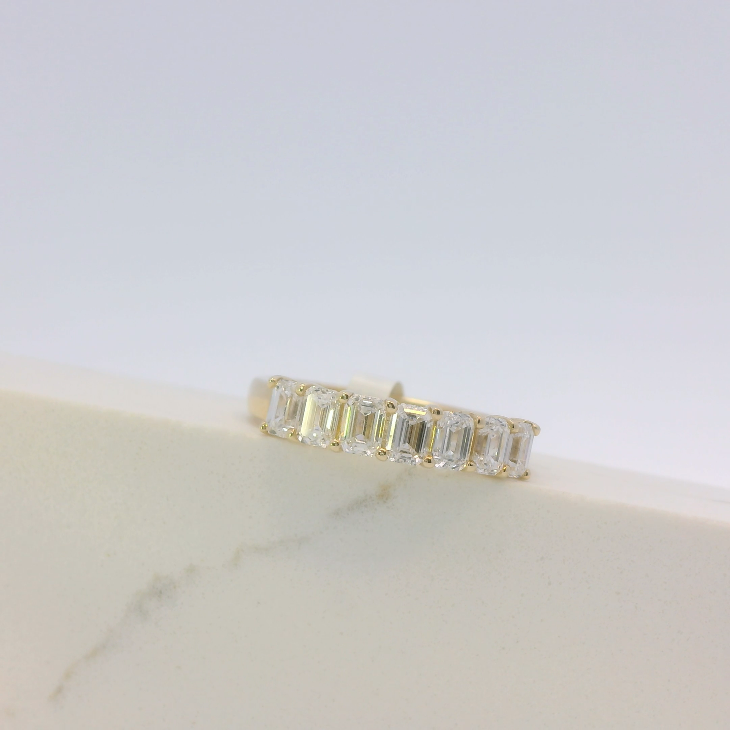 Solenne Half Eternity Ring