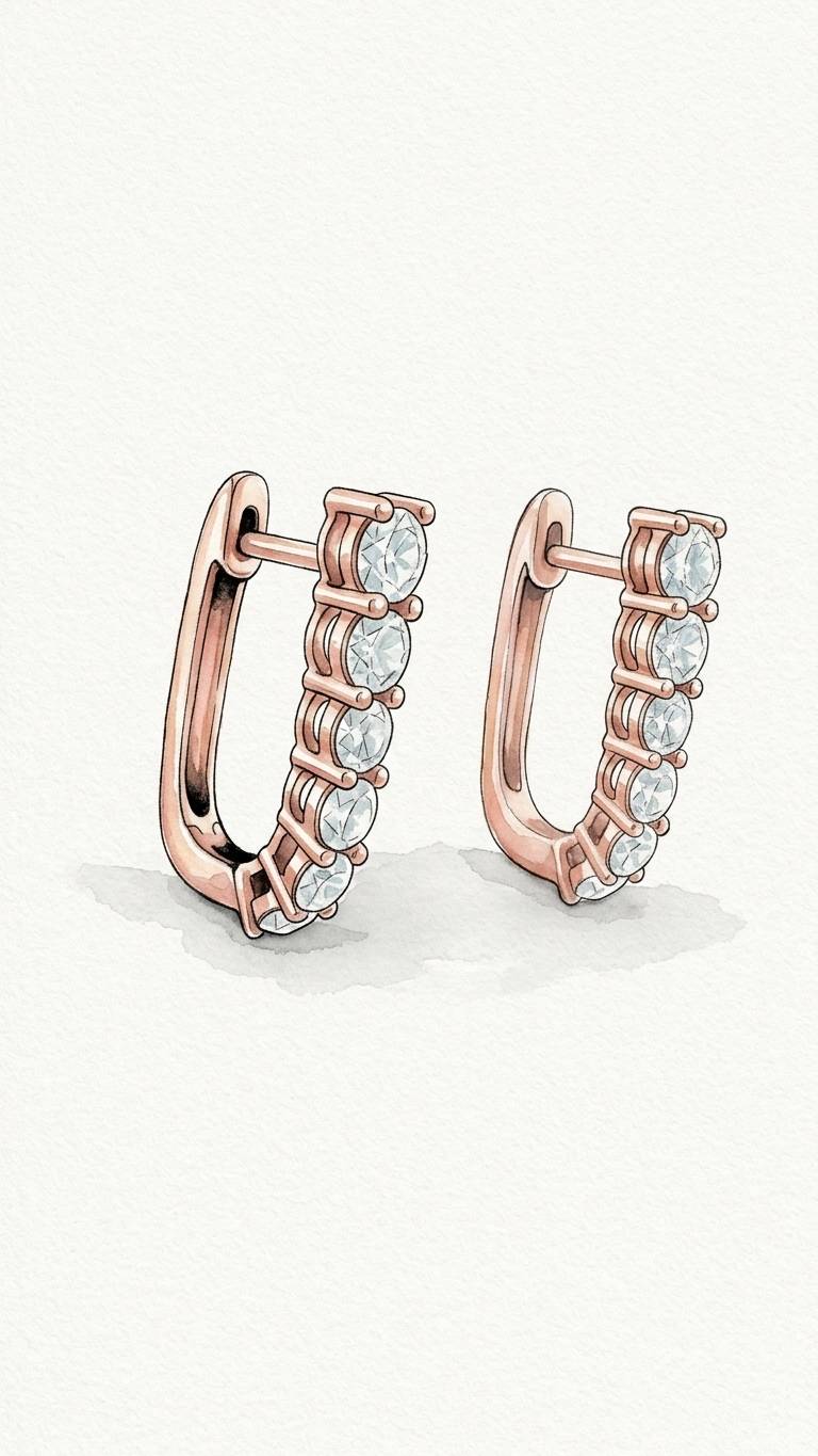 Daphne Hoop Earrings