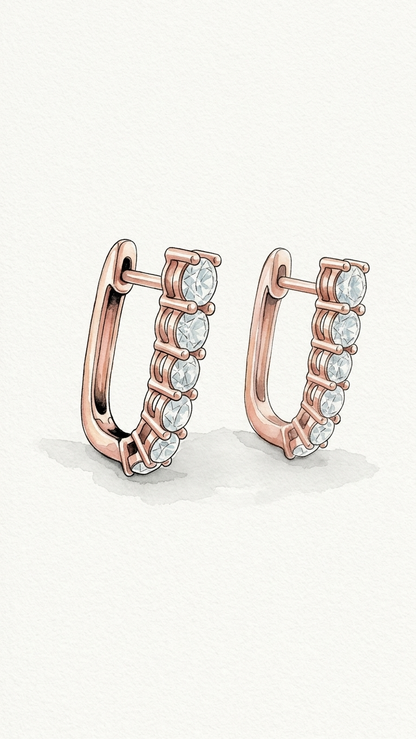 Daphne Hoop Earrings