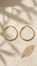 Maia 9ct gold hoop earrings