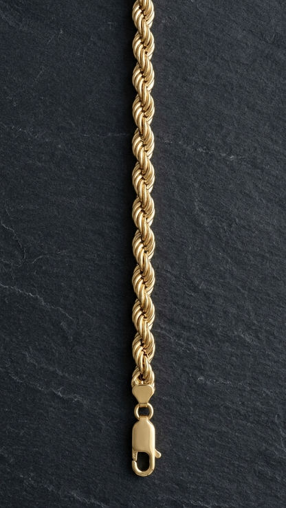 Eirene 9k yellow gold chain necklace, Luma Jewellery