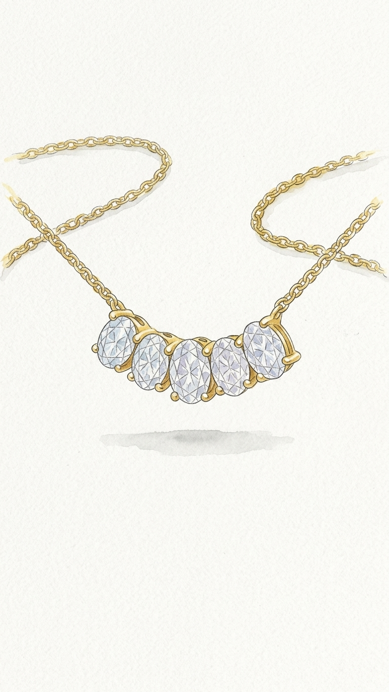 Aveline Diamond Necklace