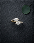 Mireille Gold Lab Grown Diamond Serpent Ring