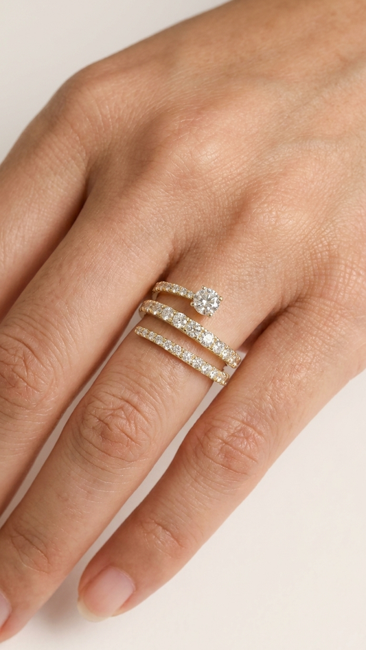 Virelle II Serpent Ring