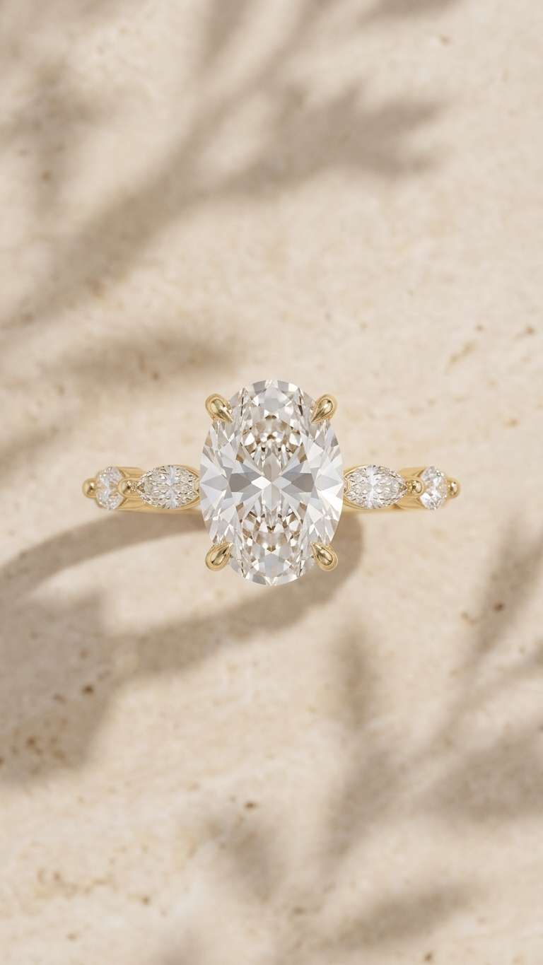 Eira Oval Diamond ring