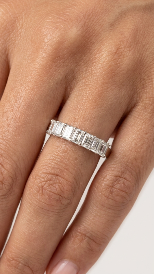 Solenne Half Eternity Ring
