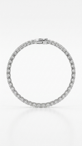 Ameline classic set platinum lab grown diamond tennis bracelet, Luma Jewellery